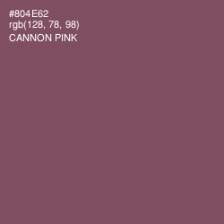 #804E62 - Cannon Pink Color Image