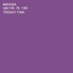 #804E8A - Trendy Pink Color Image