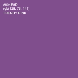 #804E8D - Trendy Pink Color Image