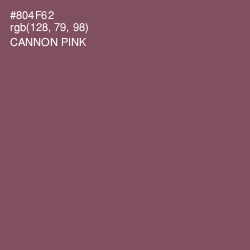 #804F62 - Cannon Pink Color Image