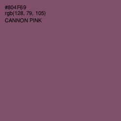 #804F69 - Cannon Pink Color Image