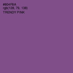 #804F8A - Trendy Pink Color Image