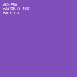#804FB9 - Wisteria Color Image
