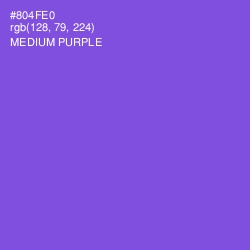 #804FE0 - Medium Purple Color Image