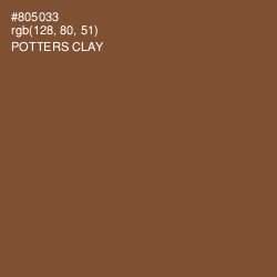 #805033 - Potters Clay Color Image