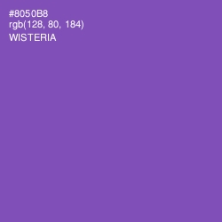 #8050B8 - Wisteria Color Image