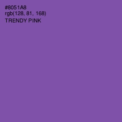 #8051A8 - Trendy Pink Color Image