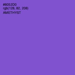 #8052D0 - Amethyst Color Image