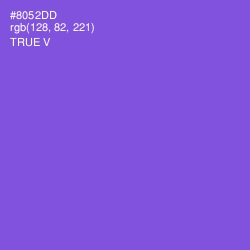 #8052DD - True V Color Image