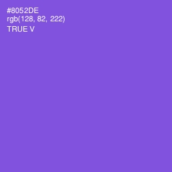 #8052DE - True V Color Image