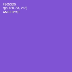 #8053D5 - Amethyst Color Image