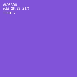 #8053D9 - True V Color Image