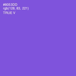 #8053DD - True V Color Image
