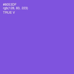 #8053DF - True V Color Image