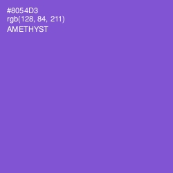 #8054D3 - Amethyst Color Image