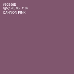 #80556E - Cannon Pink Color Image