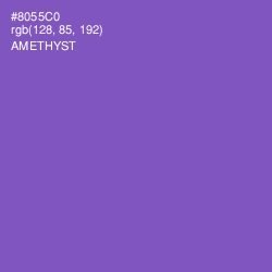 #8055C0 - Amethyst Color Image