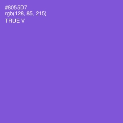 #8055D7 - True V Color Image