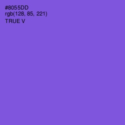 #8055DD - True V Color Image