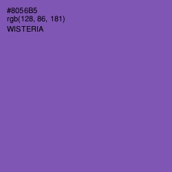 #8056B5 - Wisteria Color Image