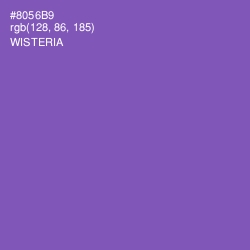 #8056B9 - Wisteria Color Image