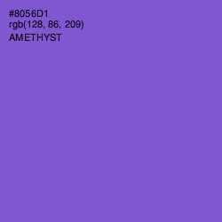 #8056D1 - Amethyst Color Image