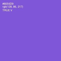 #8056D9 - True V Color Image