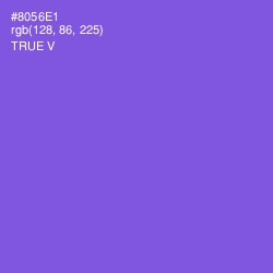 #8056E1 - True V Color Image