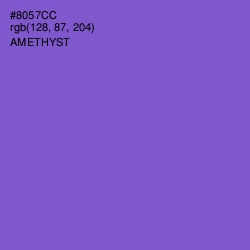 #8057CC - Amethyst Color Image