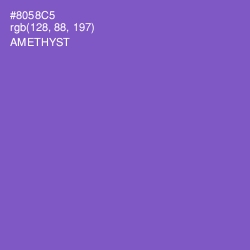#8058C5 - Amethyst Color Image