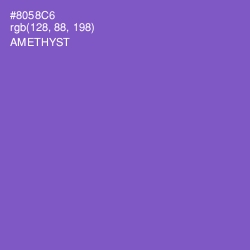 #8058C6 - Amethyst Color Image