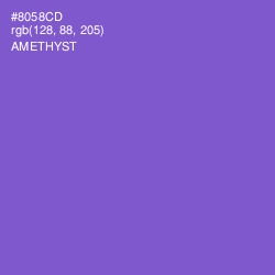 #8058CD - Amethyst Color Image