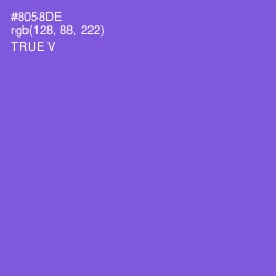 #8058DE - True V Color Image