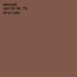 #80594B - Spicy Mix Color Image