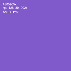 #8059CA - Amethyst Color Image