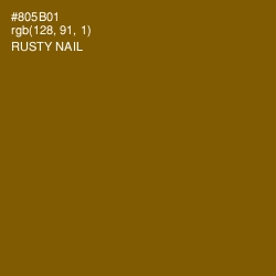 #805B01 - Rusty Nail Color Image