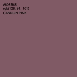 #805B65 - Cannon Pink Color Image