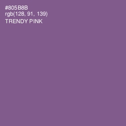 #805B8B - Trendy Pink Color Image