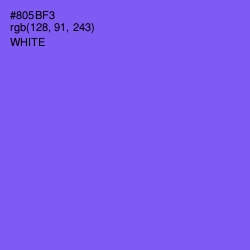 #805BF3 - Medium Purple Color Image