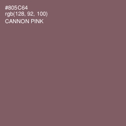 #805C64 - Cannon Pink Color Image