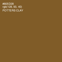 #805D28 - Potters Clay Color Image