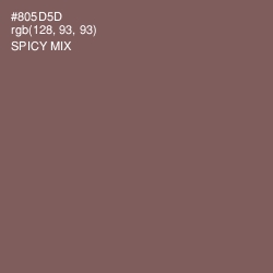 #805D5D - Spicy Mix Color Image