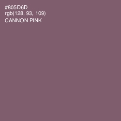 #805D6D - Cannon Pink Color Image