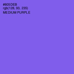 #805DEB - Medium Purple Color Image