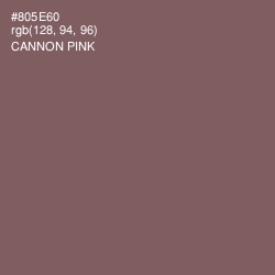 #805E60 - Cannon Pink Color Image
