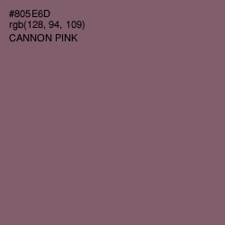 #805E6D - Cannon Pink Color Image