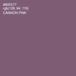#805E77 - Cannon Pink Color Image