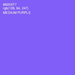 #805EF7 - Medium Purple Color Image