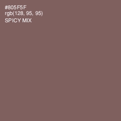 #805F5F - Spicy Mix Color Image