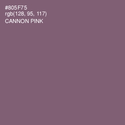 #805F75 - Cannon Pink Color Image